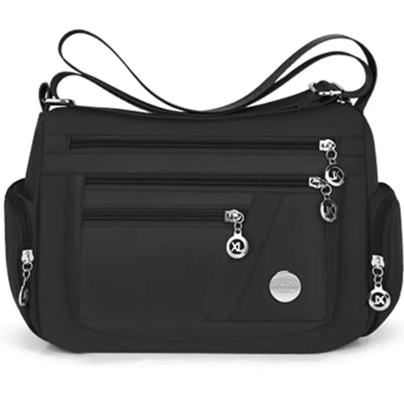 Nia Women's Crossbody Bag | Multi-Compartment Nylon Fabric