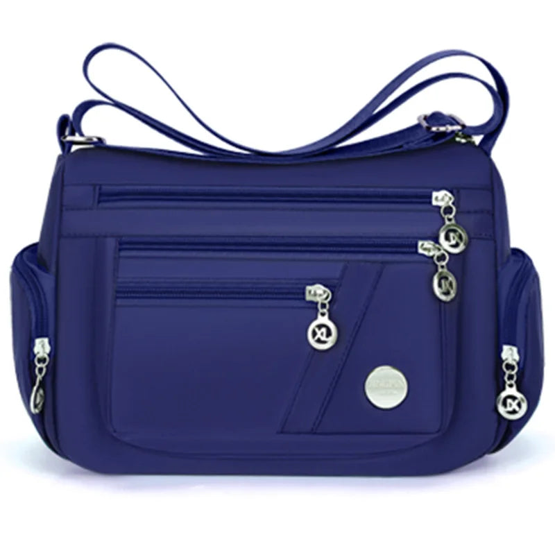 Nia Women's Crossbody Bag | Multi-Compartment Nylon Fabric