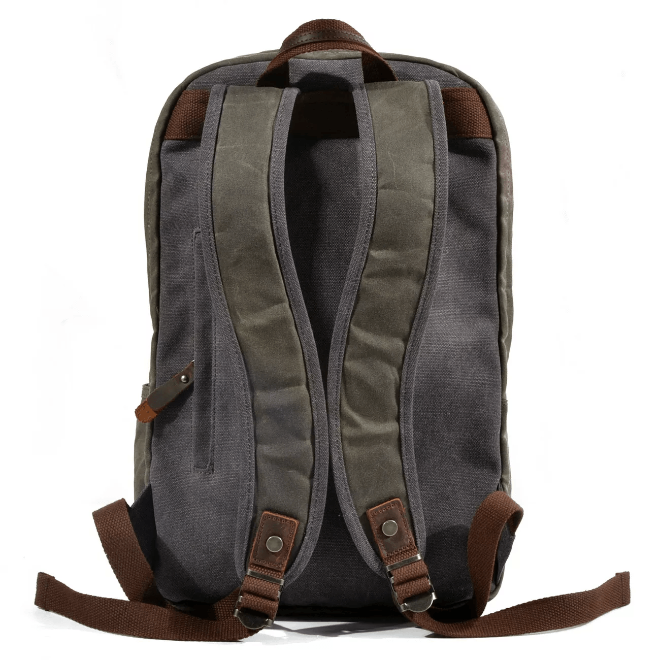 Retro Grunge Backpack | Wax Canvas, Vintage Design