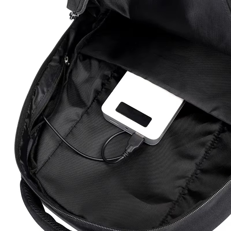 Men’s Large Capacity Canvas Travel School Backpack