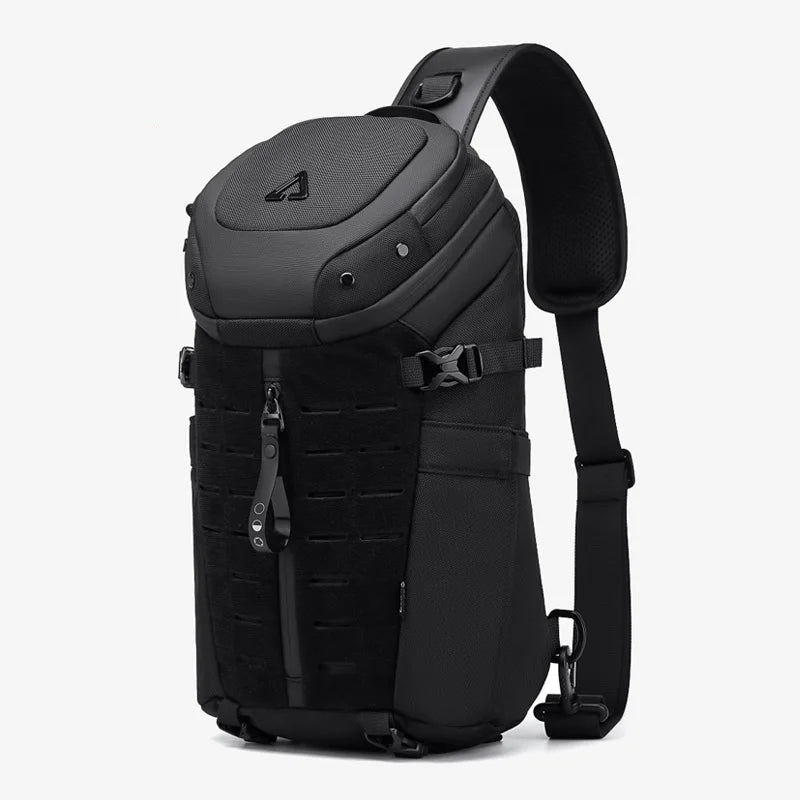 Sleek Men's Sling Bag | Waterproof, Anti-Theft Design for Travel
