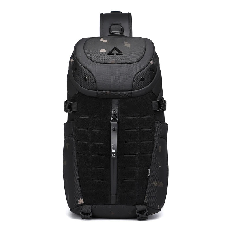 Sleek Men's Sling Bag | Waterproof, Anti-Theft Design for Travel