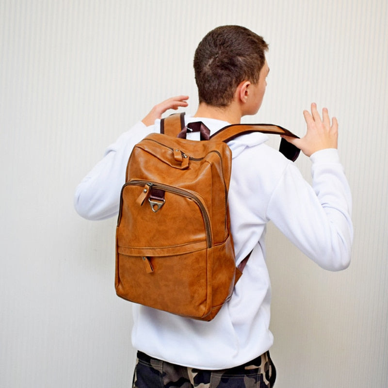 Sleek Women's Travel Backpack | High-Quality Faux Leather, Waterproof