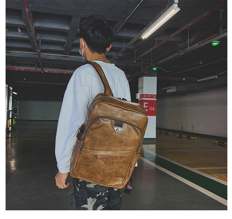 Sleek Women's Travel Backpack | High-Quality Faux Leather, Waterproof