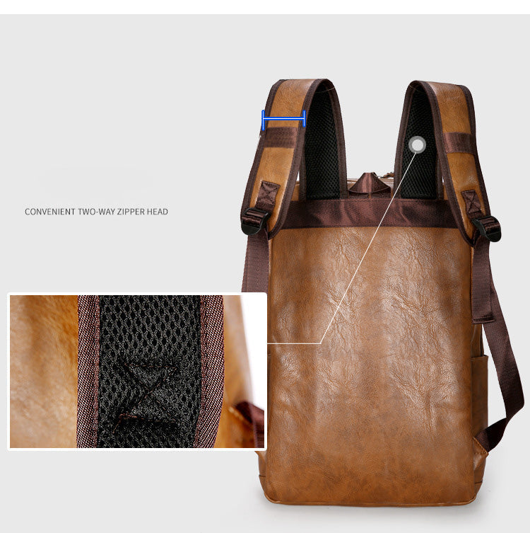 Sleek Women's Travel Backpack | High-Quality Faux Leather, Waterproof