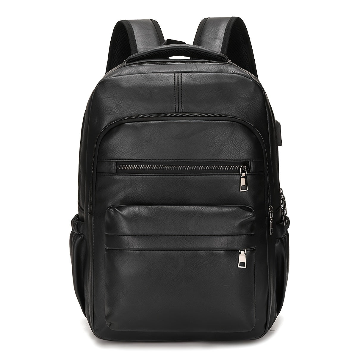 Marchello Vintage Leather Waterproof Laptop Backpack for Men