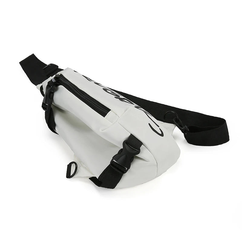 UrbanGlide Unisex Crossbody Bag | Waterproof Nylon, Minimalist Black Design