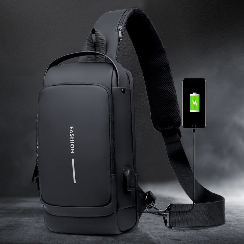 Valiant Men's Crossbody Bag | Anti-Theft Waterproof Oxford Fabric