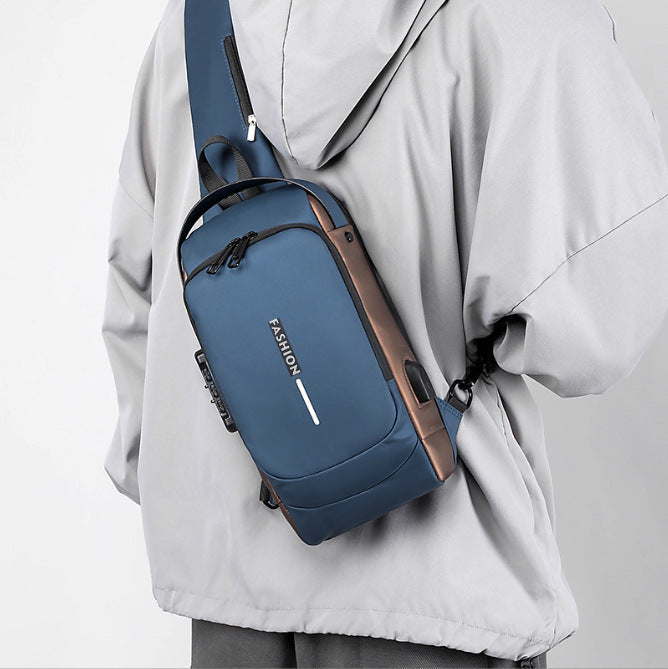 Valiant Men's Crossbody Bag | Anti-Theft Waterproof Oxford Fabric
