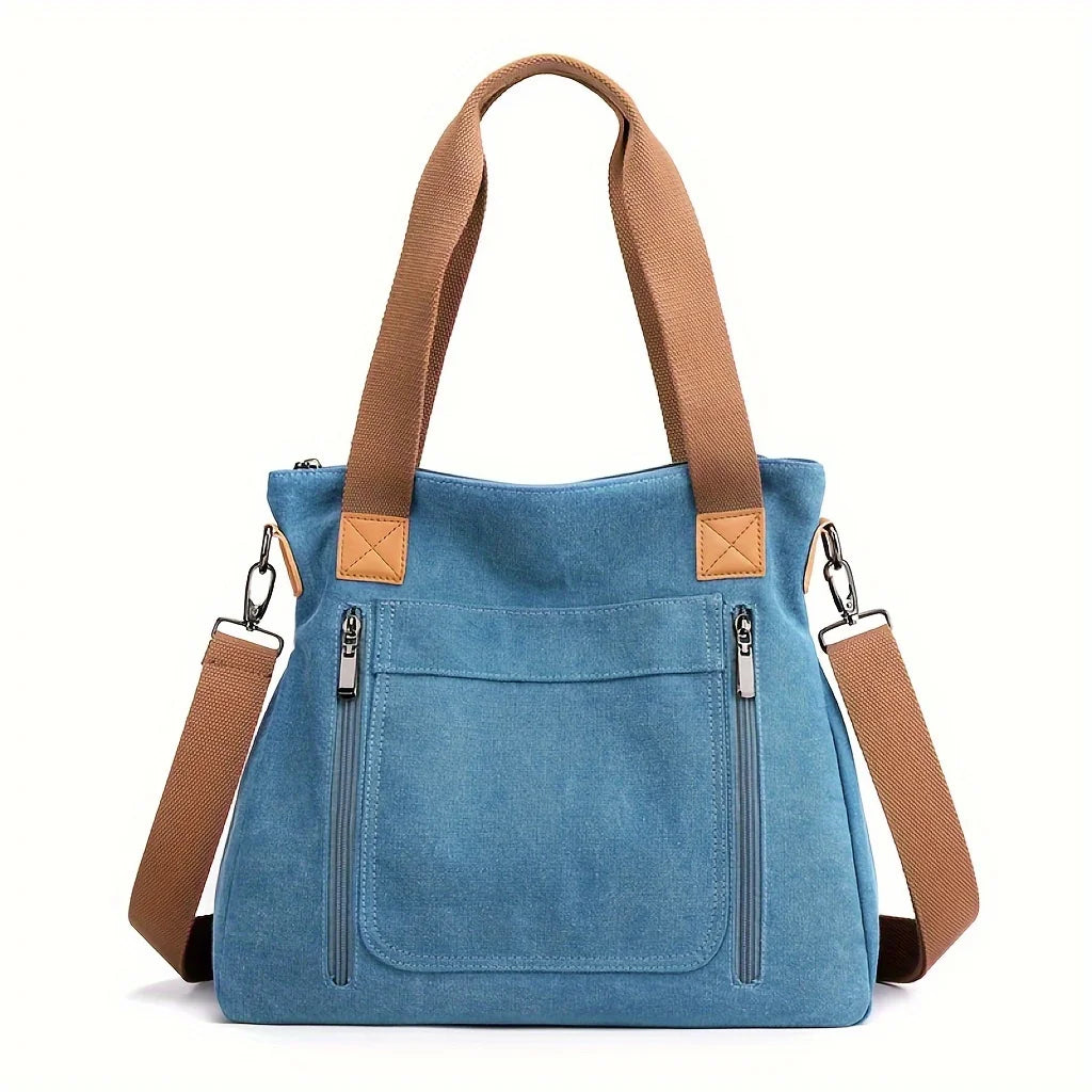 Vela Women's Crossbody Bag | Durable Canvas, Large Capacity