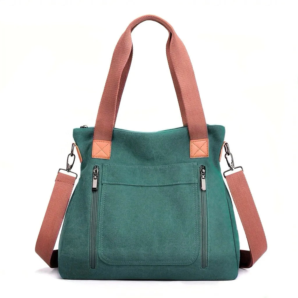Vela Women's Crossbody Bag | Durable Canvas, Large Capacity