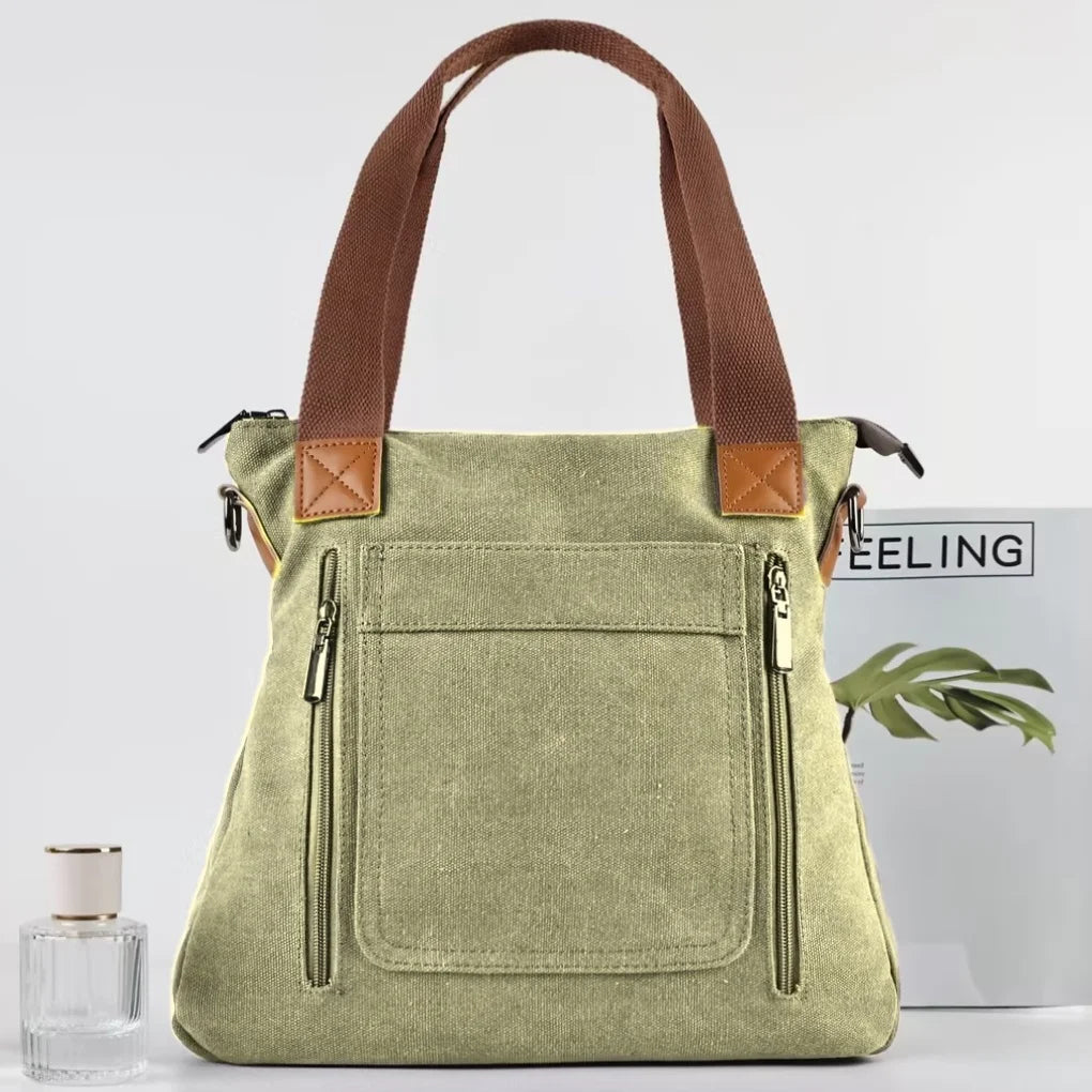 Vela Women's Crossbody Bag | Durable Canvas, Large Capacity