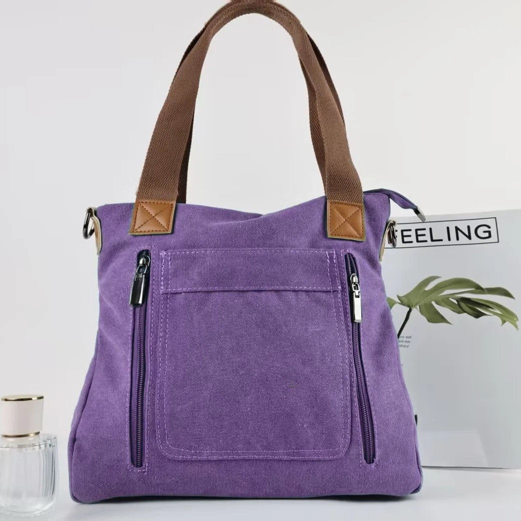 Vela Women's Crossbody Bag | Durable Canvas, Large Capacity
