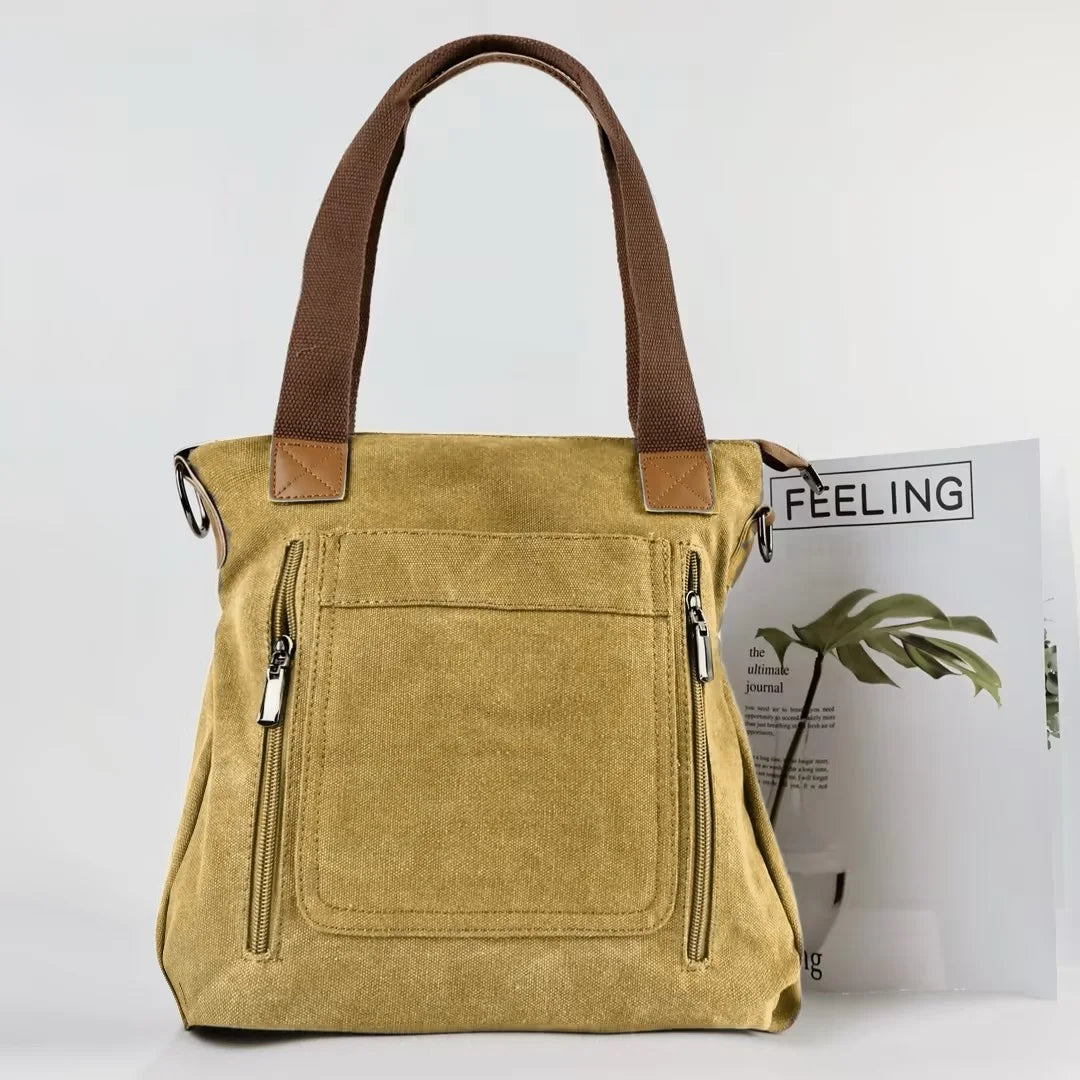Vela Women's Crossbody Bag | Durable Canvas, Large Capacity