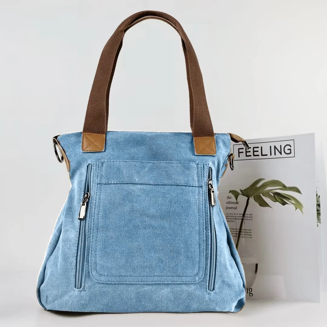Vela Women's Crossbody Bag | Durable Canvas, Large Capacity