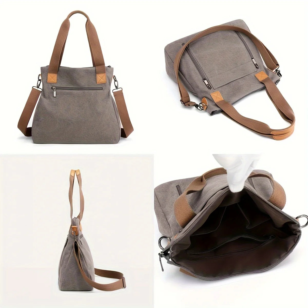 Vela Women's Crossbody Bag | Durable Canvas, Large Capacity