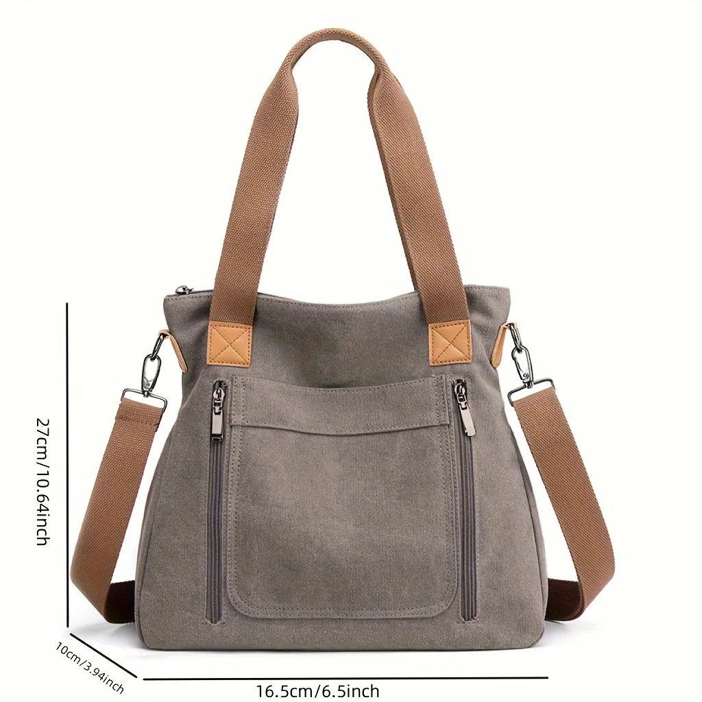 Vela Women's Crossbody Bag | Durable Canvas, Large Capacity