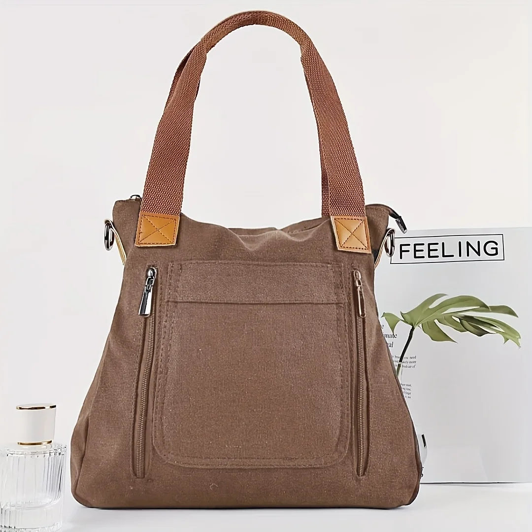Vela Women's Crossbody Bag | Durable Canvas, Large Capacity