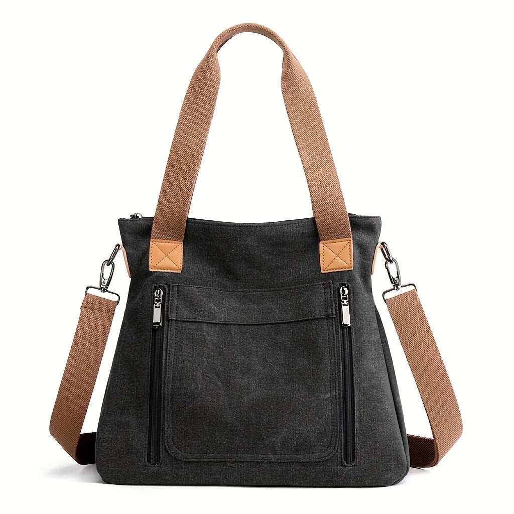 Vela Women's Crossbody Bag | Durable Canvas, Large Capacity