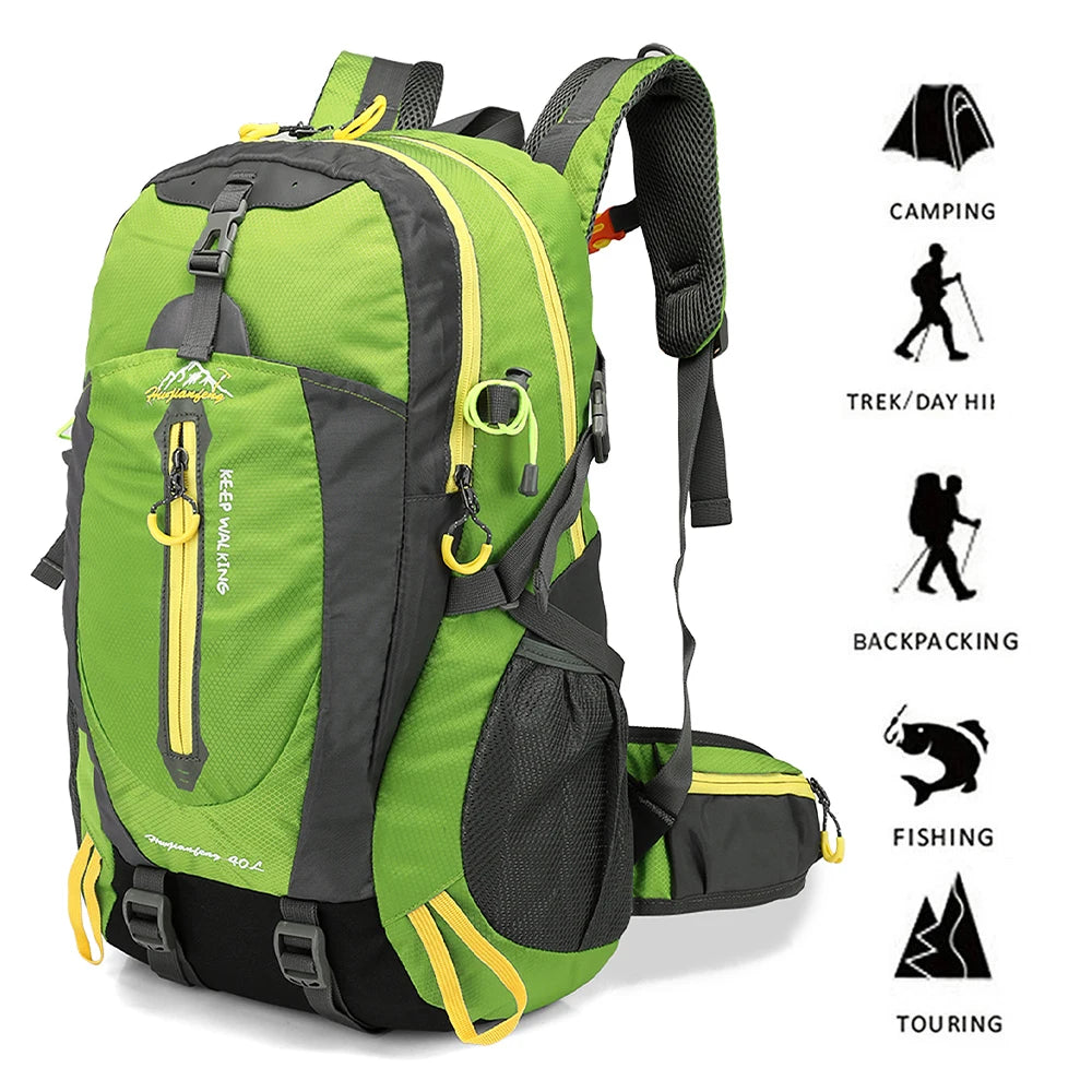 Compact 40L Waterproof Travel Backpack