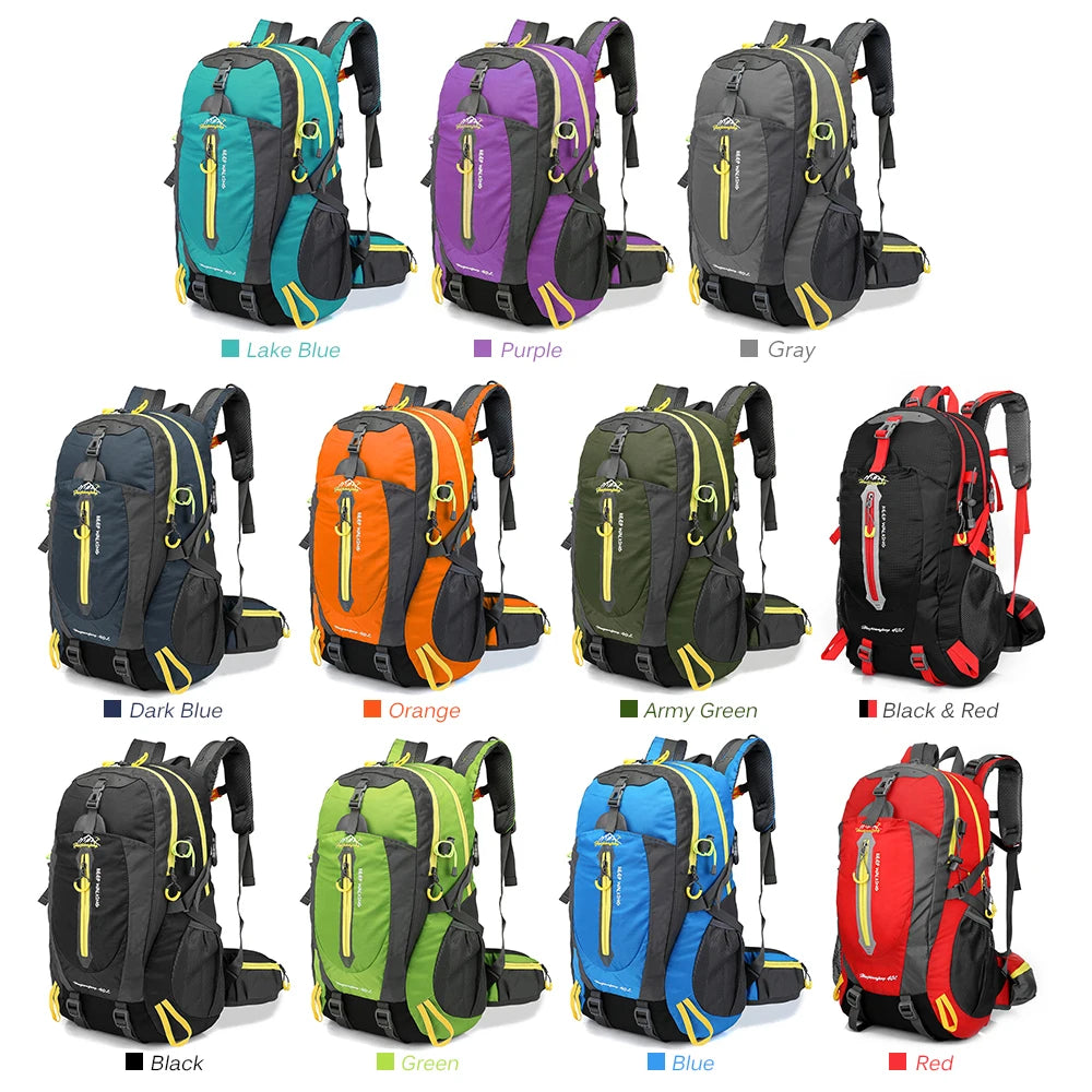 Compact 40L Waterproof Travel Backpack