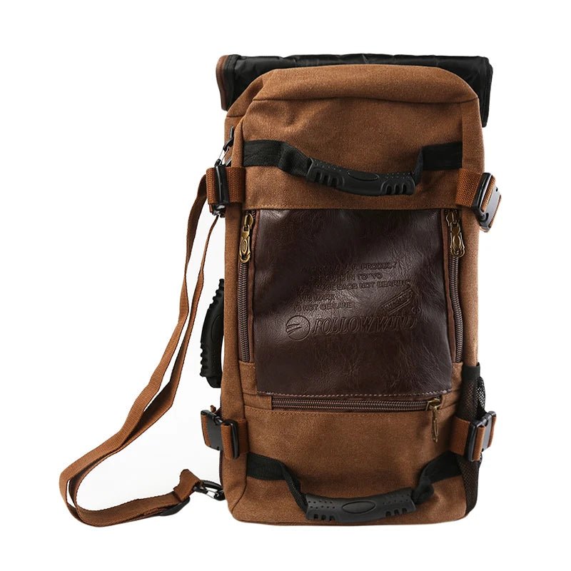 Vico Men's Travel Backpack | Durable Canvas, Spacious Bucket Design