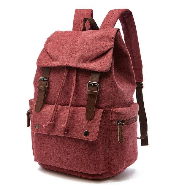 Vintage Canvas Travel Backpack with Large Capacity and Multiple Pockets – Durable Rucksack for Outdoor Adventures 7