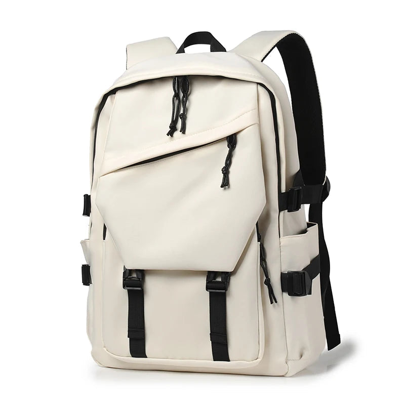 Waterproof 15 School Backpack – Lightweight Durable Polyester, Stylish for Students, Fits Laptop, Multiple Colors Available