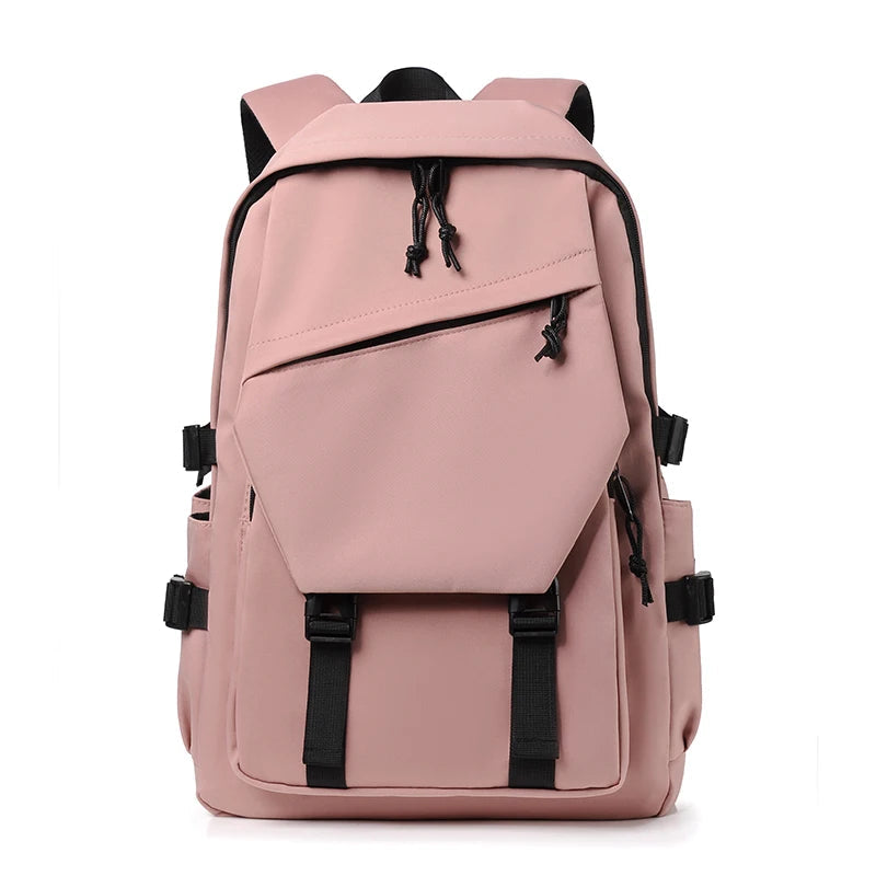 Waterproof 15 School Backpack – Lightweight Durable Polyester, Stylish for Students, Fits Laptop, Multiple Colors Available