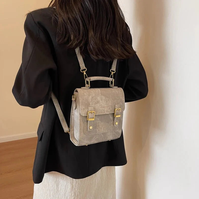 Women’s Vegan Suede Shoulder Bag