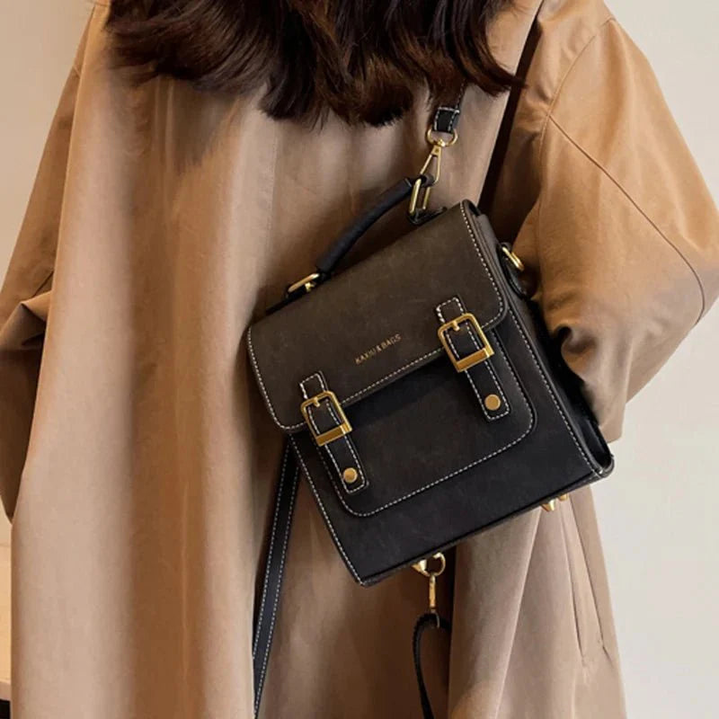 Women’s Vegan Suede Shoulder Bag