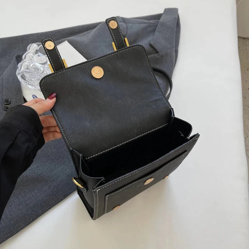 Women’s Vegan Suede Shoulder Bag