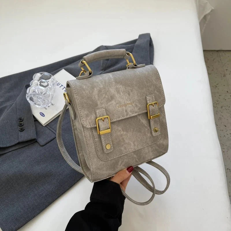 Women’s Vegan Suede Shoulder Bag
