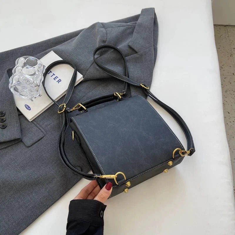 Women’s Vegan Suede Shoulder Bag