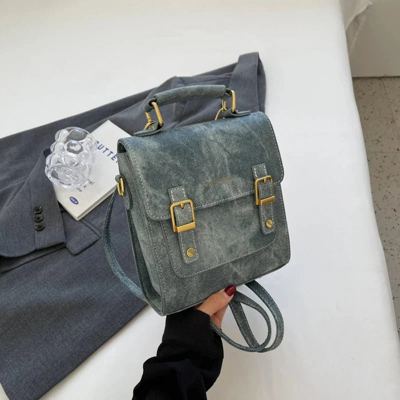 Women’s Vegan Suede Shoulder Bag