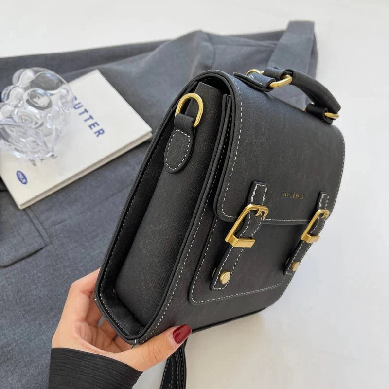 Women’s Vegan Suede Shoulder Bag