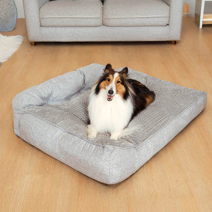 All-Season Plush Pet Pillow Bed –  With Neck Support