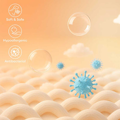 All-Season Plush Pet Pillow Bed –  With Neck Support