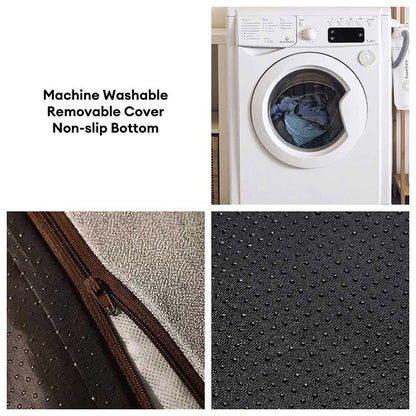 All-Season Plush Pet Pillow Bed –  With Neck Support