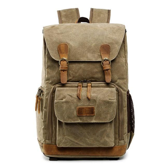 Baxter Waterproof Camera Backpack | Durable Batik Canvas, Stylish Design