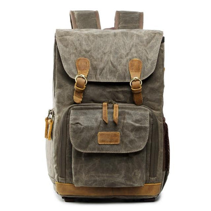 Baxter Waterproof Camera Backpack | Durable Batik Canvas, Stylish Design