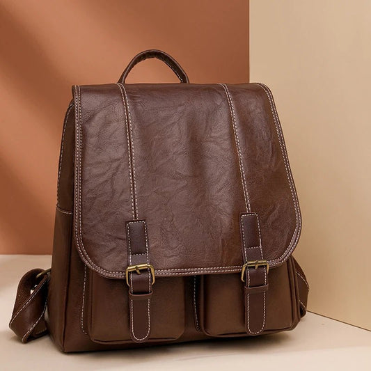 Bella Women's Backpack | Soft Faux Leather, Vintage Chic Design