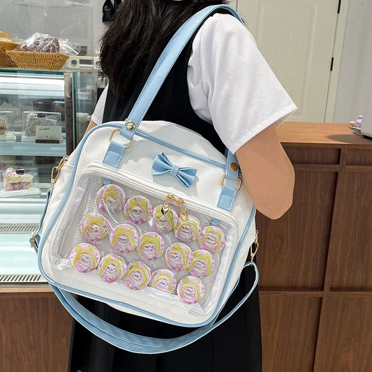 Trendy Women’s Transparent Shoulder Bag