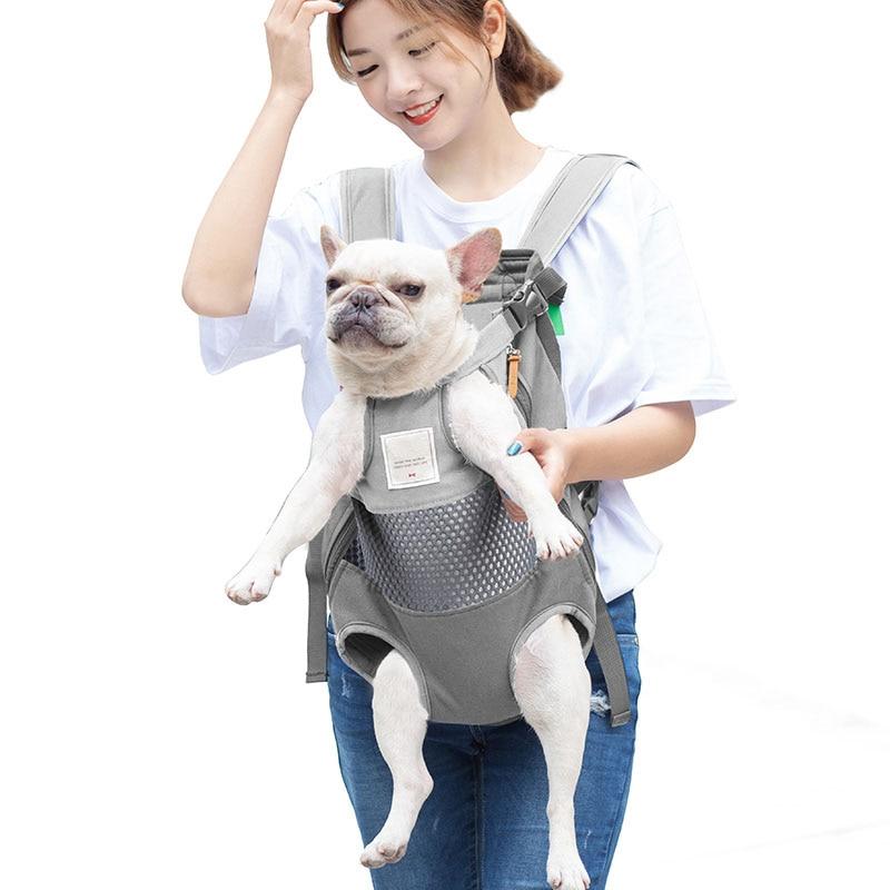 Comfortable Dog Carrier Backpack for Small to Medium Dogs – Travel Bag with Safety Leash Hook and Padded Straps