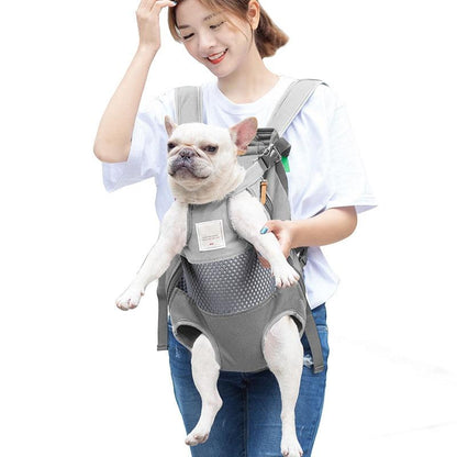 Comfortable Dog Carrier Backpack for Small to Medium Dogs – Travel Bag with Safety Leash Hook and Padded Straps