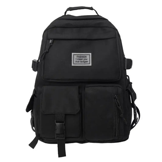 Cora Unisex Laptop Backpack | Durable Nylon, Multi-Pocket Design