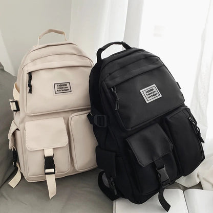Cora Unisex Laptop Backpack | Durable Nylon, Multi-Pocket Design