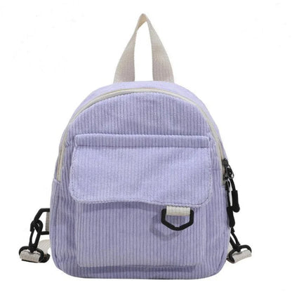 Corduroy Unisex Mini Backpack