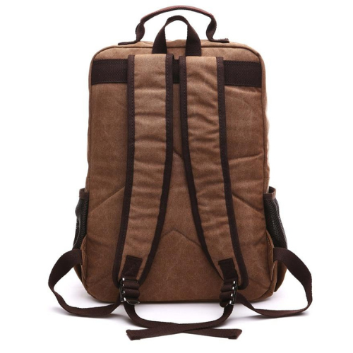 Classic Vintage Canvas Laptop Backpack for Men