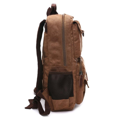 Classic Vintage Canvas Laptop Backpack for Men
